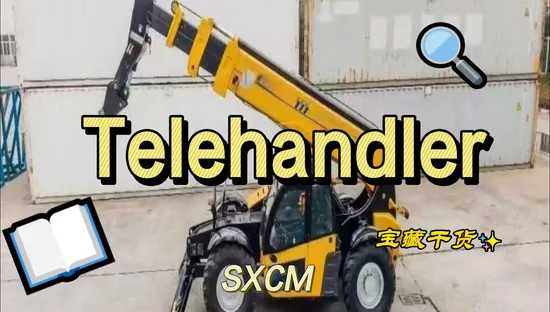 Robuster 4WD-Schwerlast-Teleskoplader mit Yuchai-Motorleistung